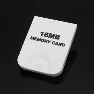 16 MB Black White Game GC Memory Card för NGC GameCube Wii Console System Storage High Speed ​​Fast Ship 12 ll