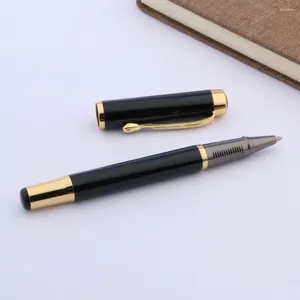 Luxury Metal 027 Rollerball Pen Gun Gray Golden Black Business Office School Supplies Writing