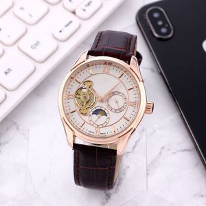 OmegWatch Luxury Designer Omegwatches Quartz WatchHot selling Mechanical Leather Dafei Cold Steel Constellation Series Watch with Automatic Hollow Men's