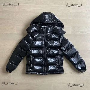 2023 autumn and winter trapstar autumn winter mens trapstar puffer jacket embroidered hooded trench giacca trapstarcoat zipper 8969