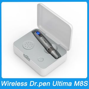 Dr.Pen M8 Upgrade Ultima M8s Skin Care DermaPen Microneedling System Hem Använd Meso Therapy Mts Kit Hårtillväxt Anti Aging Micro Needles Catron Roller Stamp