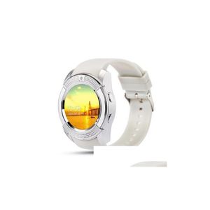 Смарт-часы GPS-часы Bluetooth Touch Sn Наручные часы с камерой Слот для SIM-карты Водонепроницаемый браслет для Ios Android Phone Drop Deliv Dhp7Y