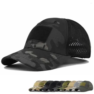 Ball Caps Camouflage Baseball Cap Men Outdoor Jungle Taktyczne kamuflaż wojskowe wędrówki Running Hats Hats