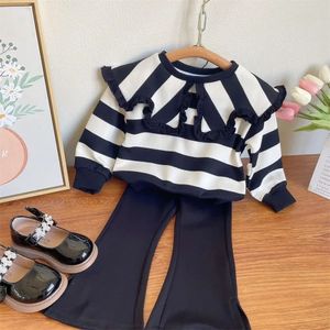 Clothing Sets Sets For Children Girls Fashion Clothes Spring And Fall Suit Top Pants Two Piece Set Casual Clothing 231219