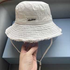 New Wide Edge Rope Fisherman High end Retro Classic Pot Hat Fashionable and Versatile Summer Beach Sunshade and Sunscreen HatH811S6