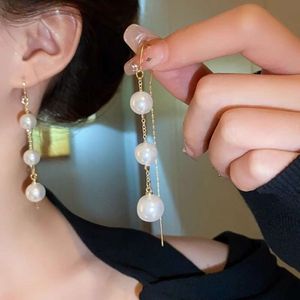 Long Tassel Pearl 2023 New Trendy Style Earrings, Exquisite Design, Unique and Niche Earrings for Women