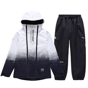 Ski Suit Sets for Men and Women Snowboarding Clothing Waterproof Outdoor Snow Costume Jacket or Pant Pullover Winter 231220