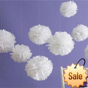 5PCS Handmade 6''(15CM) Tissue Paper Pom Poms Paper Flower Ball For Home Garden Party Wedding Birthday Wedding Car Decoration Party Favor Holiday Supplies