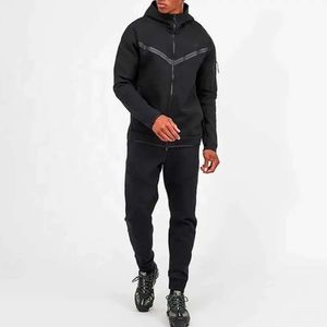 Trapstar esporte wear poliéster tecnologia velo completo zip hoodie jogger duas peças jogging conjunto de treino masculino ternos suor 88ss 2023