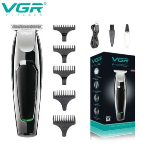 Vgr máquina de corte de cabelo recarregável máquina de corte de cabelo sem fio aparador de cabelo profissional para homens V-030 231220