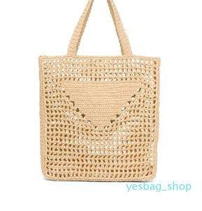 Kvinnor halm shopping väska vin kokosnöt fiber tygväskor damer sommar mode strand virkning påse mode handväskor storlek