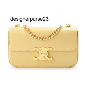 lady Shoulder Bags Ce Triumphal Arch Waist Bag New Product Waist Bag Mouth Red Bag Original 2023 New Triumphal Arch Versatile Box Chain Tofu Bag Womens Z D01T