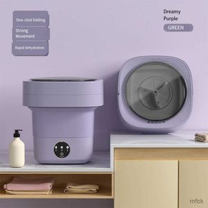 Mini máquinas de lavar roupa 6l/11l portátil dobrável máquina de lavar roupa rotativa de secagem automática mini meias roupa interior rosa centrífuga máquina de lavar