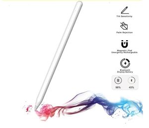 Für den 2. Pencil magnetischer Stift mit kabelloser Aufladung für iPad Pro 3 (11/12,9), iPad Mini 6 iPad Air 4/5/6, der verbessertes Zeichnen und bequemes kabelloses Aufladen bietet