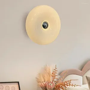 Wandleuchten Nordic LED Lampe Glas Donut Wandleuchte für Wohnzimmer Schlafzimmer Nachttisch Flur Treppe Balkon Dekor Beleuchtungskörper