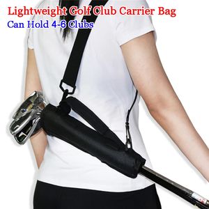 Lightweight Golf Club Carry Bag Multicolor kan hålla upp till 6 klubbar enkla att använda av pojkar barn män kvinnor med axelband 231220