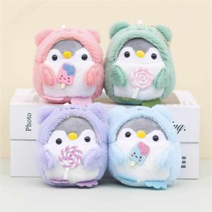 Cute Plush Toy Penguin Pendant Transformation Penguin Doll Keychain Christmas Gift