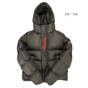 Trapstar London Trap Daunenjacke Parka Herren Damen Luxusmarke Glänzende schwarze Stickerei Winter Pufferjacke Trapstar Daunenjacke 4631