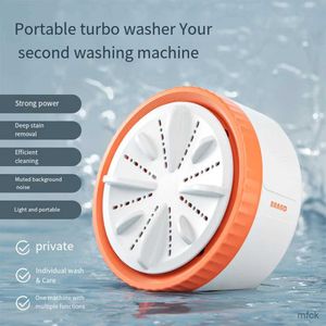 Mini Washing Machines Mini Washing Machine Portable USB Rotating Turbo Fruit Ultrasonic Dishwasher For Clothes Home Kitchen Travel Remote Control