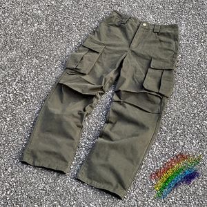 Män s jeans vintage streetwear multi fockna jogger för män kvinnor toppkvalitet kläder övergripande last långa byxor byxor 231219