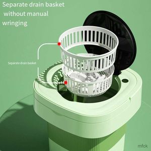 Mini Washing Machines 7L 11L Portable Folding Washing Machines with Spin Dryer for Clothes Travel Home Ultrasonic Mini Underwear Sock Washer Kid