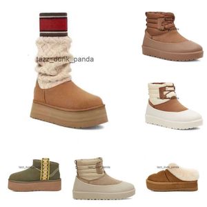 winter New ''ugglis''boot Ultra Mini Platform Women Classic Platform Australian boots Design Tasman Tassel style Tazz Ribbon style Fur Boots Slippers Ankle Sherpa ccc1