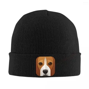 Береты Бигль, шапочка для любителей собак, вязаные шапки для мужчин и женщин, крутая зимняя теплая шапка унисекс для взрослых, подарок
