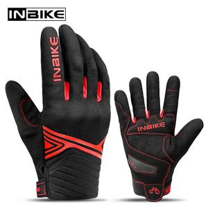 INBIKE Hard Shell защитные велосипедные перчатки мужские противоударные утепленные TPR подушечки для рук спортивные перчатки на открытом воздухе велосипедные перчатки IM902 231220
