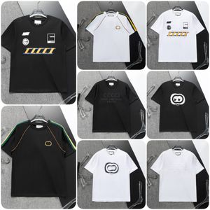 女性デザイナーメンズTシャツファッションカジュアル100％ピュアコットンのしわ抵抗性スリムフィットチェストレタープリントカップル黒と白アジアのサイズM-3XL