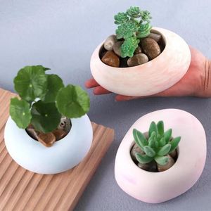 Strumenti Strumenti artigianali Stampo per vasi di fiori 3D Stampo geometrico per calcestruzzo Cemento Stampi per fioriere succulente Resina epossidica Artigianato Forniture per la casa Gard