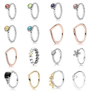 Ny 2021 100% 925 Sterling Silver190854Car Carnelian juli Birthstone Ring och lyxiga DIY Women Original Armband Fashion Jewelr176K
