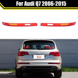 Car Reflector Lamps Automobiles Bumper Light Covers for Audi Q7 2006-2015 EU or US Edition Rear Fog Lamp Caps