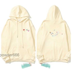 2023 Dupes Reps Hoodrich Pull Long Sleeve Polo Hoodie Women Full Zip Up Mens Designer Hoddie Offwhite Felpa White S5 29VX