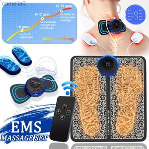 Elektriska massagare EMS FOT MASSAGER ELEKTRISK MASSAGE MAT FÖR FEAT SMINT RELIFE TENS Elektrostimulator Pad Muskelstimulator Salud Blodcirkulation231220