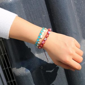 Strand Kelitch Tila pärlor stretch armband boho handgjorda armband charmiga smycken för kvinnor