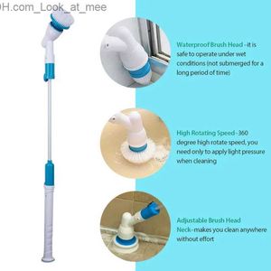 Cleaning Brushes Tools Bathtub Cleaning Scrub Brush Spin Kitchen Adjustable Bathroom Sink Wireless Electric Cleaner Tile Q231220