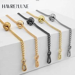 Bag Parts Accessories Small Golden Balls chain bag metal Nonfading adjustable length strap highend shoulder singlepurchase accessories 231219