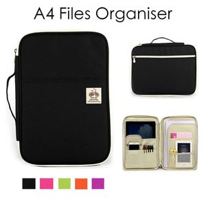 Travel A4 Portfolio Zippe Conference Folder Document Case Bag Fil Organiser Multifunktionspaket 231220