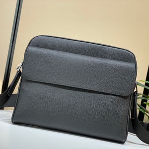 9a Designeralex Messenger Bag Taiga Crowhide Man Shoulder Purse Classic Styling Luxury Quality Crossbody Manliga favorithandväskor