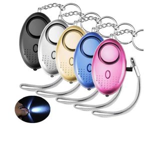 130db Egg Shape Self Defense Alarm Girl Women Security Protect Alert Personal Safety Scream Loud Keychain Alarm systems DF334