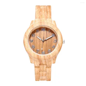 Orologi da polso orologio in legno di moda di fascia alta orologi in legno di bambù Relogio Masculino Giappone Movement Orologio Orologio Dono personalizzato