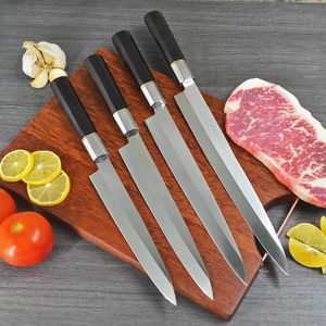 Knives 12 Inch Japanese Kitchen Knife High Carbon 5CR15 Stainless Steel Sushi Chef knives Sharp Slicing Cleaver Fish Filleting tool