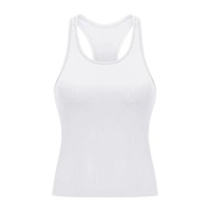 Lululemmon Top Sports Bra for Women Long Length Yoga Running Athletic Camisole Gym Symeveless Thirts 406