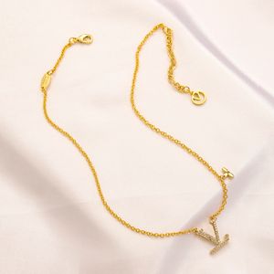 18k colares de grife de ouro Jóias de jóias Mulheres de luxo de amor Charme Womes Gream
