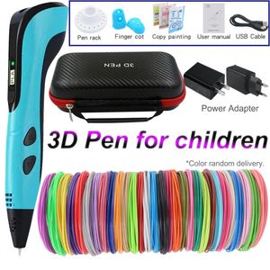 3D-Druckstift für Kinder zum Zeichnen mit LCD-Bildschirm, kompatibel mit PLA-Filament, Spielzeug, Kinder, Weihnachten, Geburtstag, DIY-Geschenke 231219