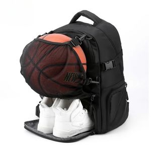 Mochila de futebol da bolsa de basquete esportiva de mochila com compartimento de calçados Bola de bola de futebol de calçados sapatos de mochila 231220