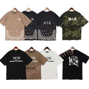 Imiri Designer gedruckte Qualität Amari Amiiri Männer Frauen Luxus Amirl T -Shirt T -Shirts Amiries Fashion Tshirt Marke Tops AM Cotton Casual Amis Tees Kurzarm Hi E6v6