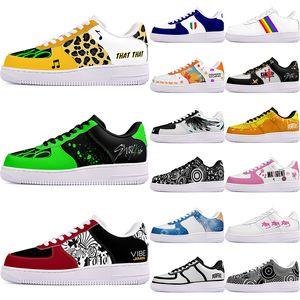 DIY exquisite shoes beautiful autumn mens Leisure shoes for men women sneakers Classic cartoon graffiti trainers comfortable mild red sports