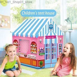 Toy Tents Game House Play Tent Girl Girl Princess Indoor Outdoor Toys Portable Secret Garden Garden Garden Pols Pool Polca per bambini Q231220