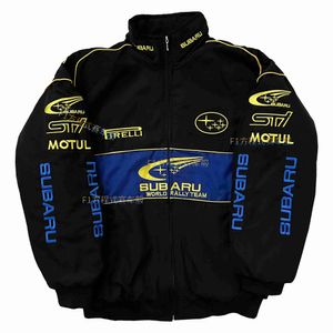 オートバイジャージF1レーシングスーツサイクリングバイクチームレトロアメリカンスタイルジャケット完全刺繍綿服トレンディな男性の秋と冬